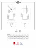 Miniatyrbillede 7 af 7: Alluria undertøj, chemise og g-streng S/M