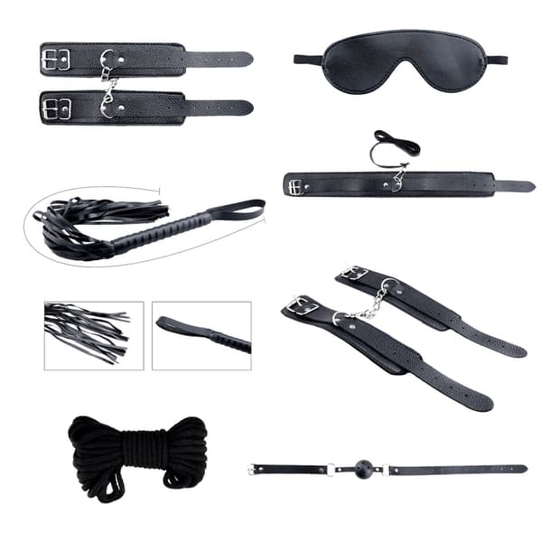 Secret Desires Black BDSM Kit 8st