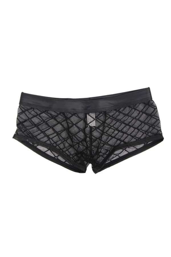 MIESTEN BOXERS MP056 MUSTA (Koko: S)