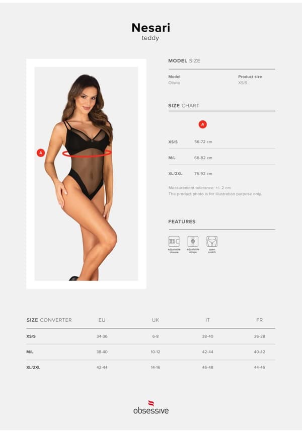 Nesari avoin body M/L