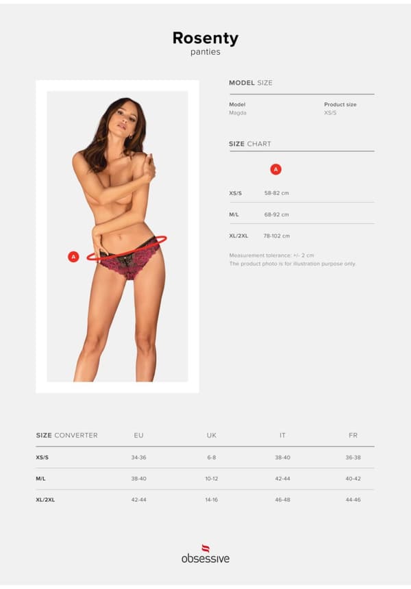Rosenty trusser M/L
