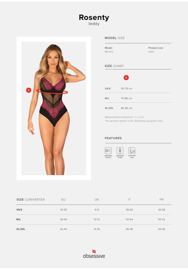 Rosenty bodysuit M/L
