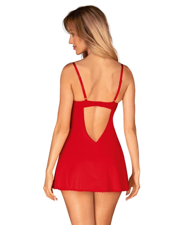 Ingridia chemise og thong XL/2XL
