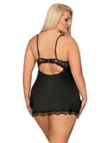 Pikkukuva 2 / 7: Luvae babydoll alusvaatteet ja mustat XXL-housut