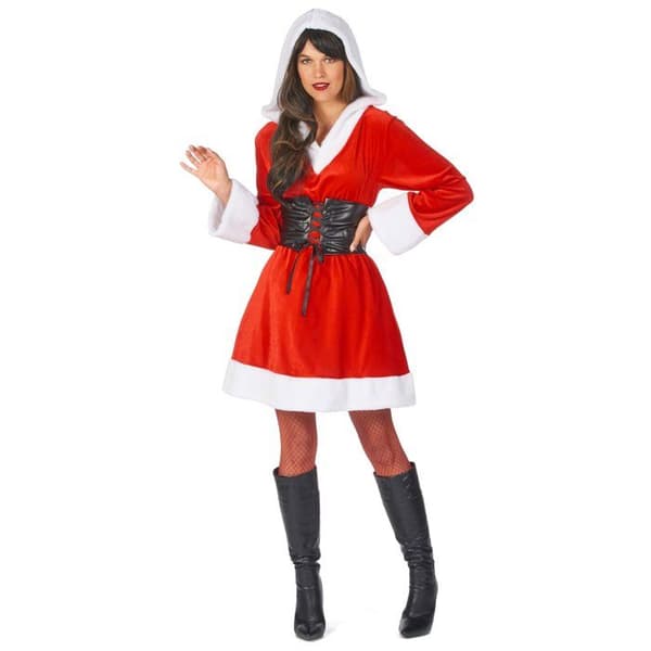 Snyggt julkläde för mamma jultomte - Fever - Vuxen - Kvinna - Snyggt julkostym