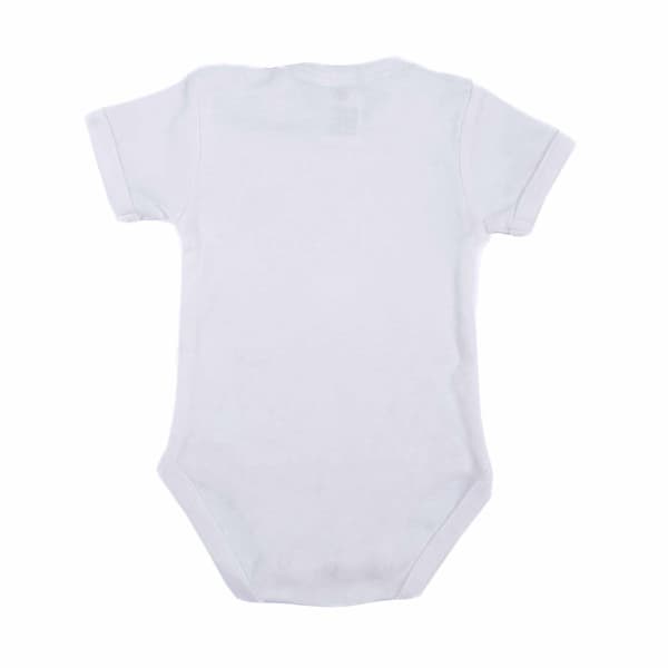 Babybody med korta ärmar, vit, Olimpias
