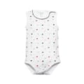 Miniatyrbillede 2 af 2: 2-pak Ærmeløs Baby Bodysuit Hvid Olimpias