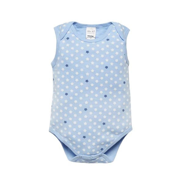 Poikien hihaton body, siniset tähdet, Olimpias