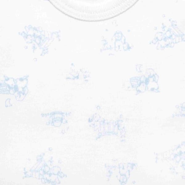Babybody med brede stropper og print, hvid Olimpias