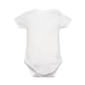 Miniatyrbillede 1 af 3: Babybody med korte ærmer, ensfarvet hvid, Olimpias
