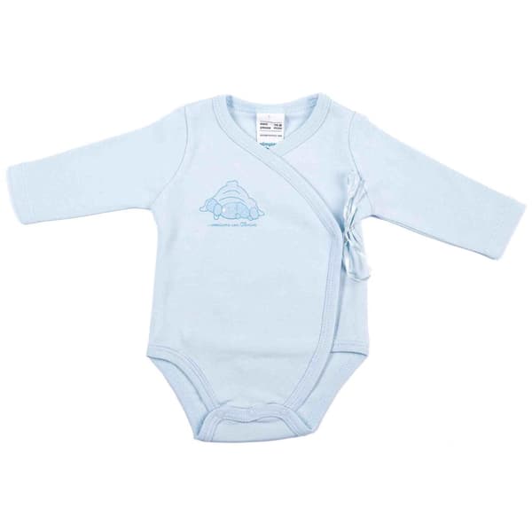 Babybody med långa ärmar, blå, Olimpias