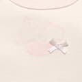 Miniatyrbillede 2 af 2: Babybody med lange ærmer og sløjfe, pink Olimpias