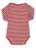 Miniatyrbillede 2 af 4: Kanz Rød og Grå Langærmet Baby Bodysuit