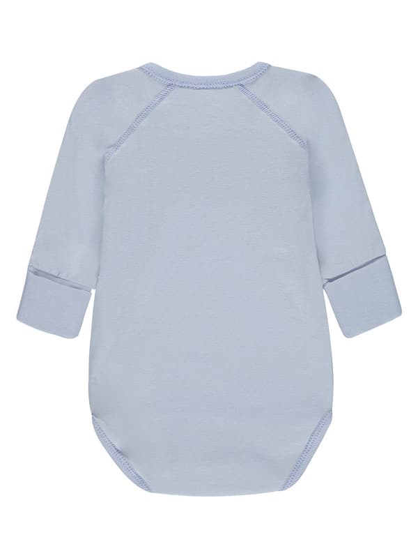 Baby bodysuit bjørn blå Kanz