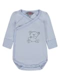 Miniatyrbillede 1 af 3: Baby bodysuit bjørn blå Kanz