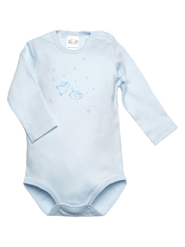 Baby heldragt ensfarvet blå Olimpias