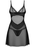 Pikkukuva 5 / 6: Obsessive Stelisa Chemise & Thong Black Chemise & Babydoll