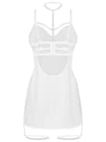 Miniatyrbild 4 av 5: Obsessive Arrowel Chemise White Chemise & Babydoll