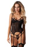 Pikkukuva 1 / 5: Obsessive Arrowel Corset Black Korsetti
