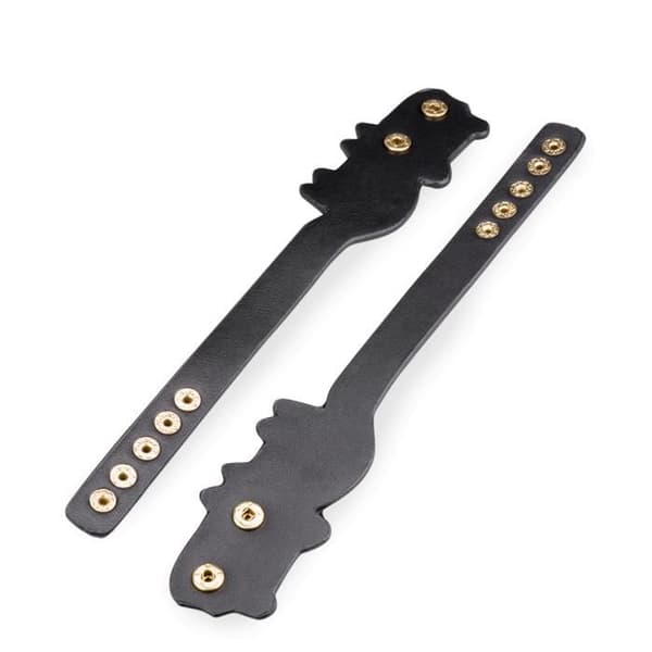 BDSM-handledsarmband i konstläder katt