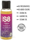 Miniatyrbild 4 av 5: Stimul8: S8 Erotic Massage Oil, 3x50 ml