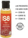 Miniatyrbild 5 av 5: Stimul8: S8 Erotic Massage Oil, 3x50 ml