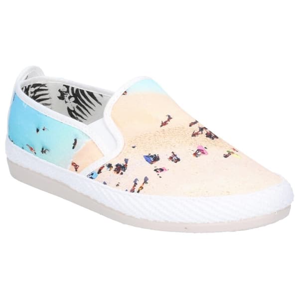 Flossy Womens/Ladies Pastel Slip On Shoe Ecru 4 UK