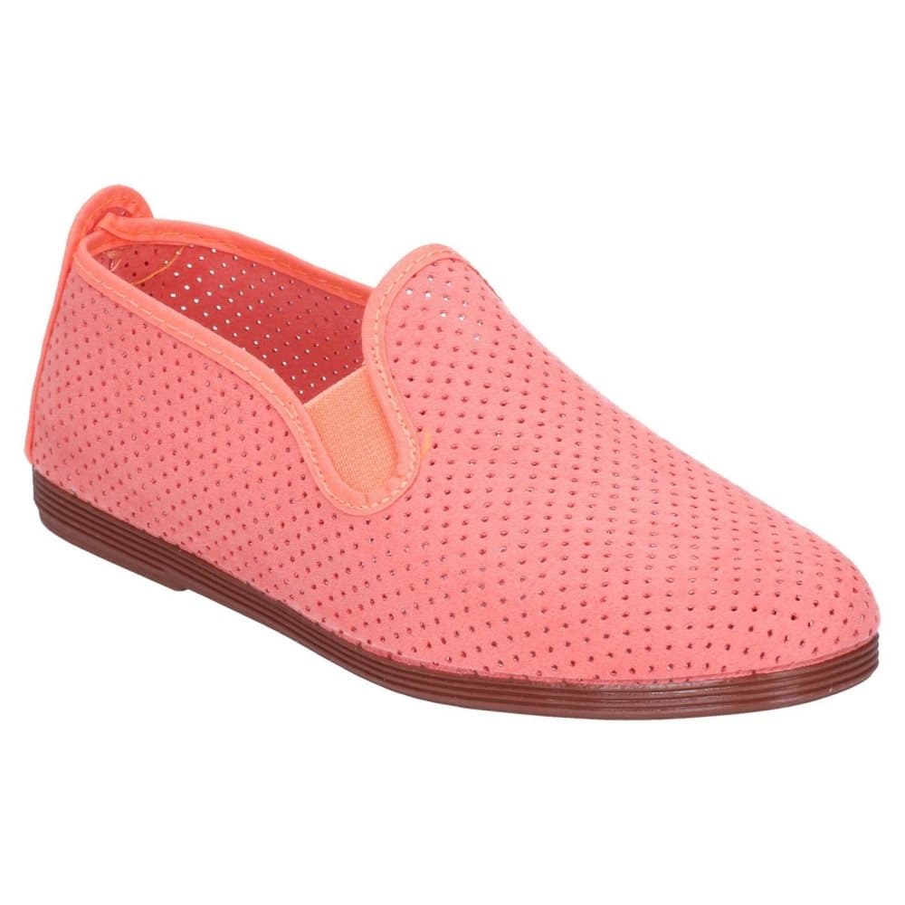 Flossy Kvinnor/Damer Pulga Slip On-skor