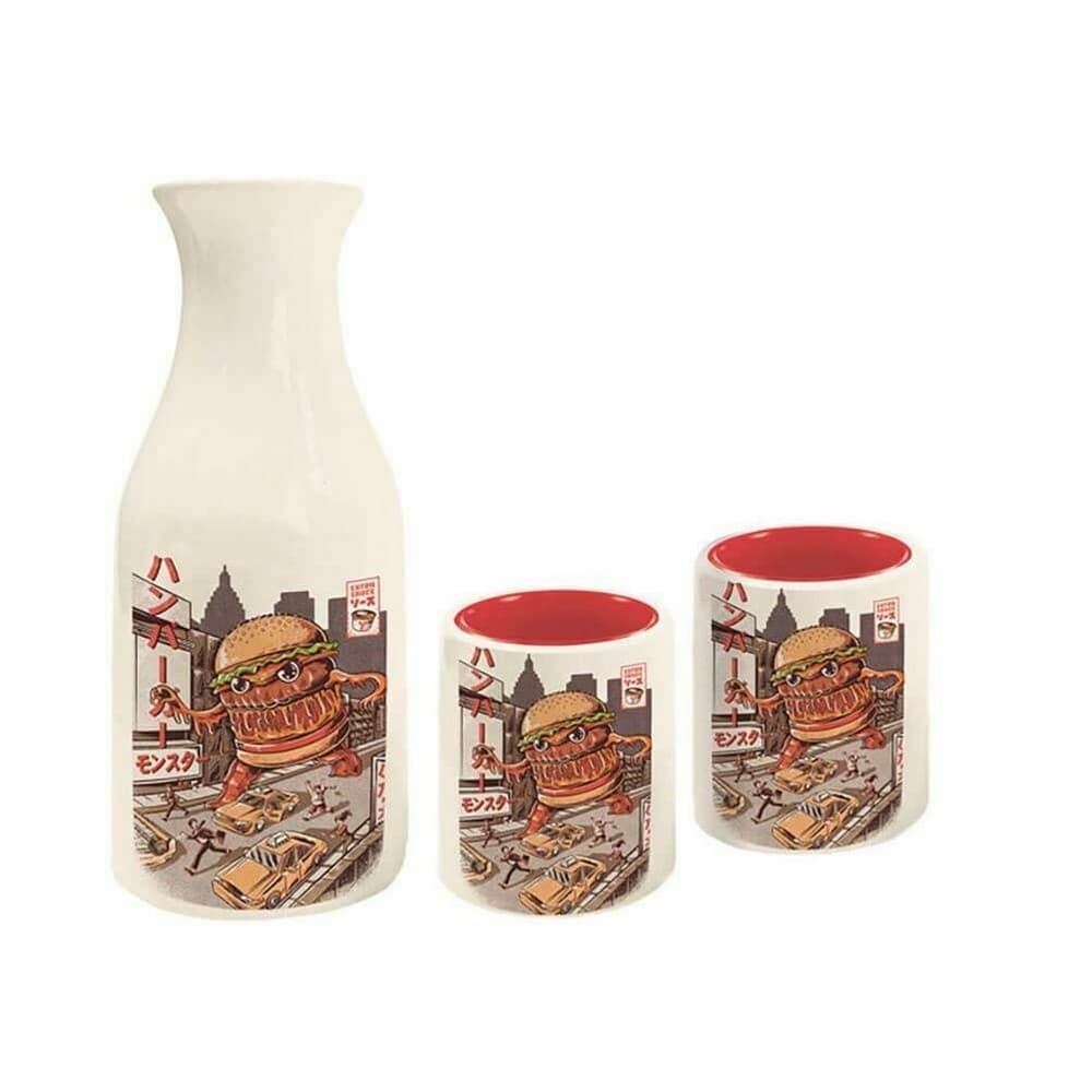 Ilustrata Burgerzilla Sake-set