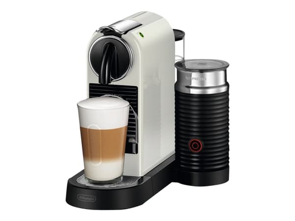 De'Longhi Nespresso CitiZ EN 267.WAE - Kaffemaskin med melkeskummer - 19 bar - hvit