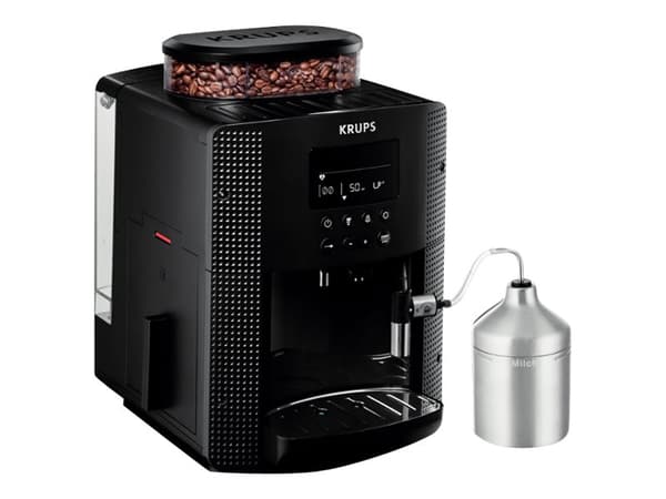 Krups Essential EA816031 - Automatisk kaffemaskine - 15 bar - sort