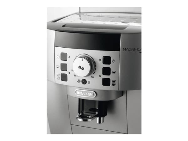 De'Longhi Magnifica S ECAM 22.110.SB - Automatisk kaffemaskin med melkeskummer - 15 bar - 2 kopper - sølv/svart