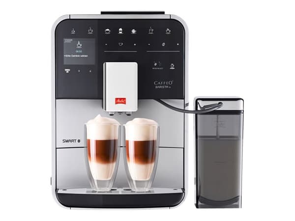 Melitta CAFFEO Barista TS Smart - Automatisk kaffemaskin med melkeskummer - 15 bar - sølv