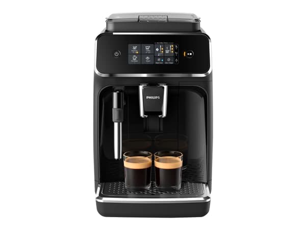 Philips Series 2200 EP2221 - Automatisk kaffemaskin med capuccinatore - 15 bar - blank svart