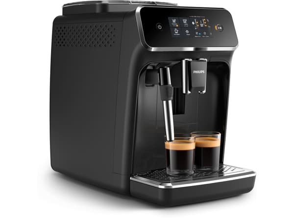 Philips Series 2200 EP2221 - Automatisk kaffemaskin med capuccinatore - 15 bar - blank svart