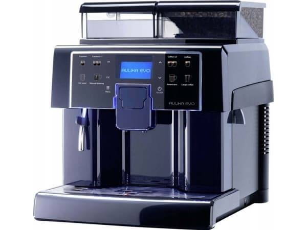 Saeco Aulika Evo Black - Automatisk kaffemaskine med capuccinatore - 15 bar - sølv/sort
