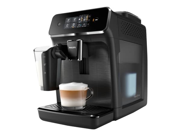 Philips Series 2200 EP2230 - Automatisk kaffemaskin med melkeskummer - 15 bar - mattsvart Philips Series 2200 EP2230 - Automatisk kaffemaskin med melkeskummer - 15 bar - mattsvart