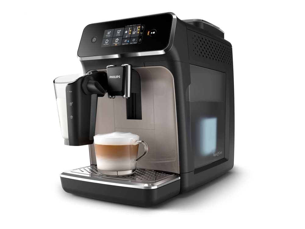 Philips Series 2200 EP2235 - Automatisk kaffekokare med cappuccinatore - 15 bar - black/zinc brown
