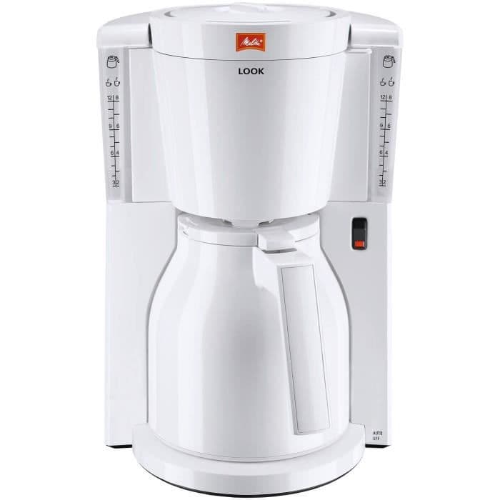MELITTA 1011-09 Filtrera kaffebryggare med Isotherm värmeisolerad kanna - Vit