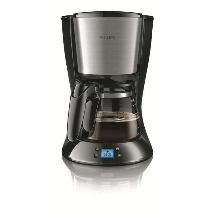 PHILIPS HD7459 / 23 daglig samling programmerbar filter kaffemaskine - sort og metal