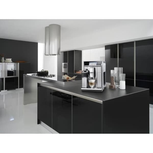 DELONGHI ECAM 650.75.MS Automatisk espressomaskin med kvarn PrimaDonna Elite - Rostfritt stål
