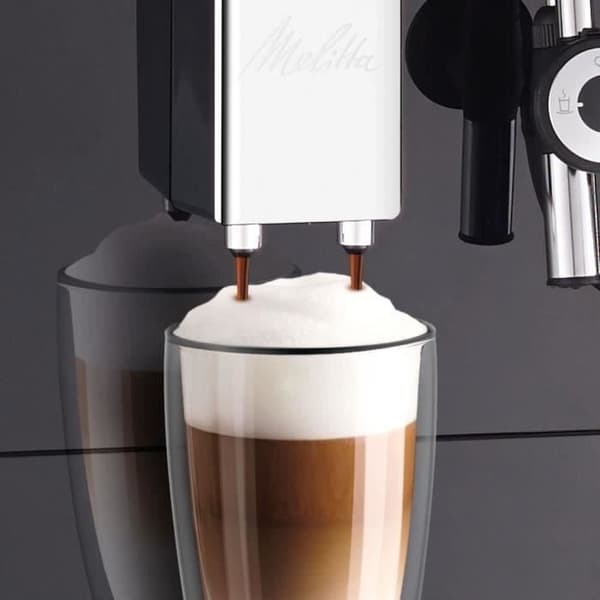 MELITTA E957-101 Automatisk espressomaskin med Caffeo Solo &amp; Perfect Milk slipmaskin - Svart