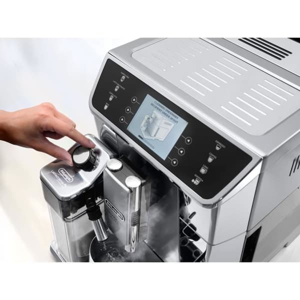DELONGHI ECAM650.55.MS Espresso-ansluten rivare PrimaDonna Elite - Grå