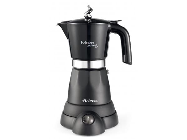 Ariete 1368/01, Elektrisk moccakanna, Malat kaffe, 480 W, Svart