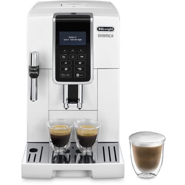 DELONGHI ECAM 350.35.W Espressokvarn DINAMICA Screen 4 recept - Vit