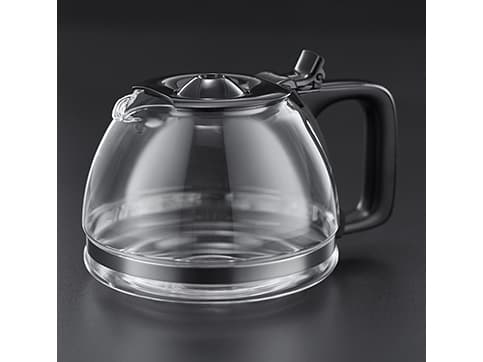 Russell Hobbs Textures Plus 22620-56 - Kaffemaskin - 10 kopper - høyglans/matt svart