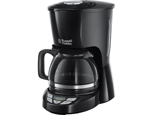 Russell Hobbs Textures Plus 22620-56 - Kaffemaskin - 10 kopper - høyglans/matt svart