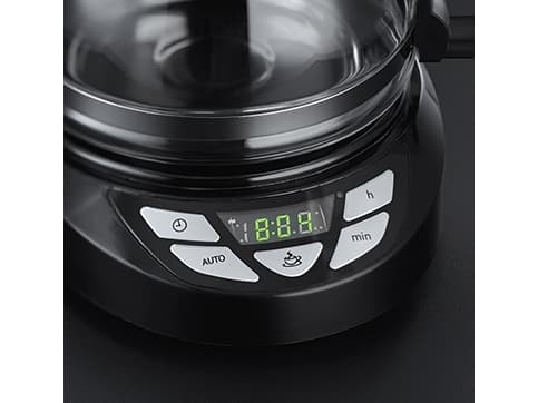 Russell Hobbs Textures Plus 22620-56 - Kaffemaskin - 10 kopper - høyglans/matt svart