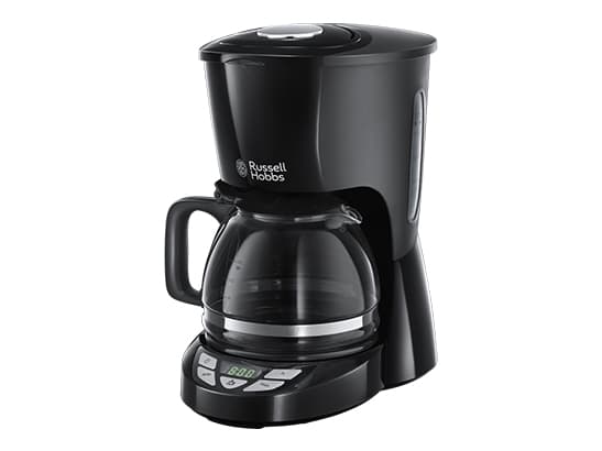 Russell Hobbs Textures Plus 22620-56 - Kaffemaskin - 10 kopper - høyglans/matt svart