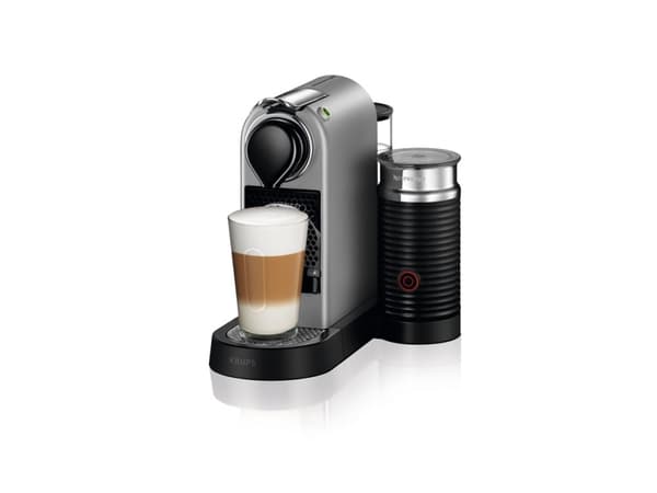 Krups Nespresso XN761B, Kapseldrevet kaffemaskin, 1 l, Kaffe kapsyl, 1710 W, Sølv